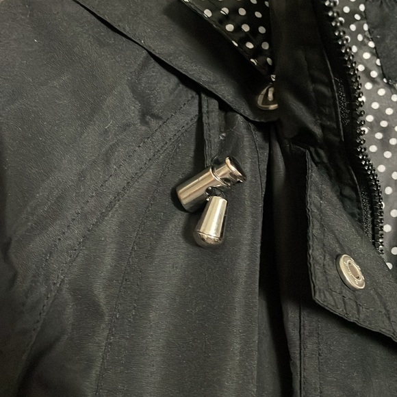 Women’s size medium black with polkadots totes jacket - Picture 7 of 15